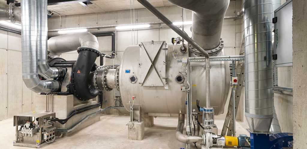 Vakuumski sistem s turbo pihalom