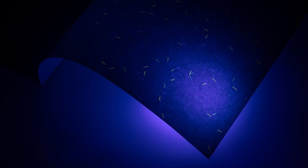 Papir pod UV svetlobo